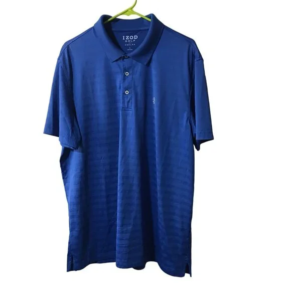 Izod Shirts Izod Golf With Cool Fx Blue Polo Shirt Mens Large